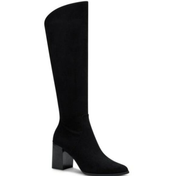 Alfani Shoes - Alfani Wylde Block Heel Boots Black -10